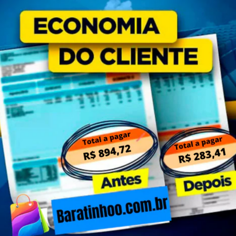 Economizador de Energia Elétrica Com Estabilizador de Tensão Bi-volt - Click Compre