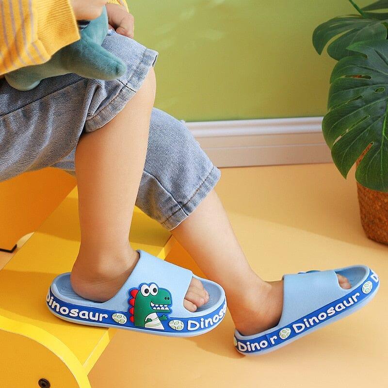 Chinelo Infantil Anti-Derrapante Dino Crocks - Click Compre