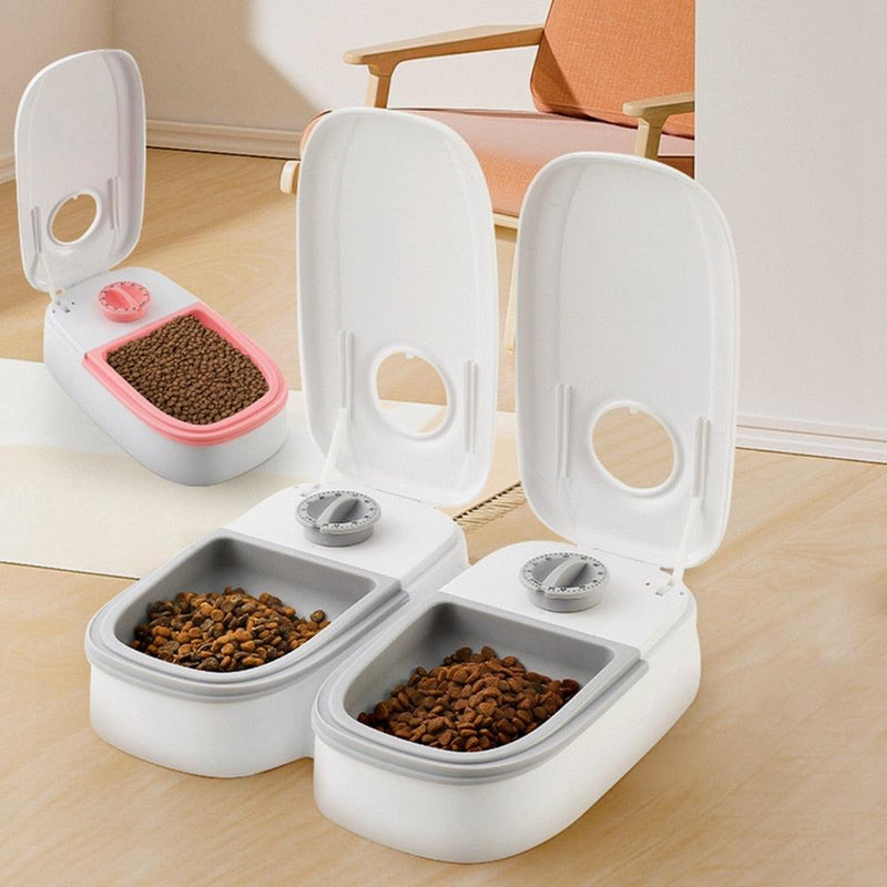 Dispenser de Comida Automático Inteligente | Para Cães e Gatos - Click Compre