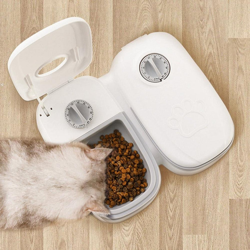 Dispenser de Comida Automático Inteligente | Para Cães e Gatos - Click Compre