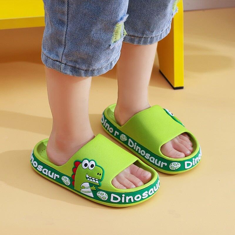 Chinelo Infantil Anti-Derrapante Dino Crocks - Click Compre