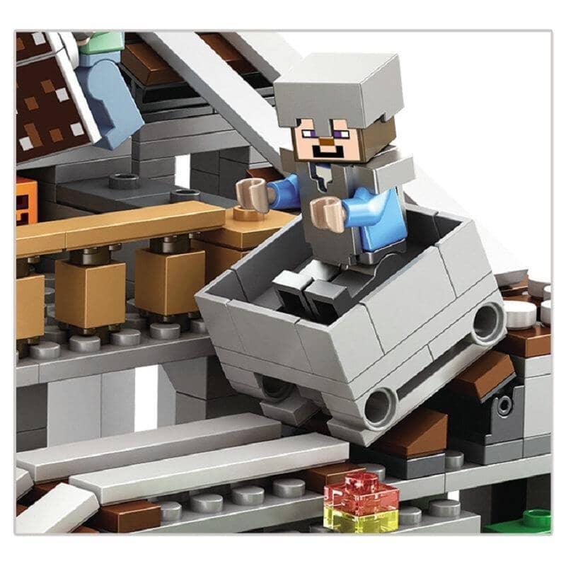 Bloco de Montar Minecraft - Modelo Caverna da Montanha - Click Compre