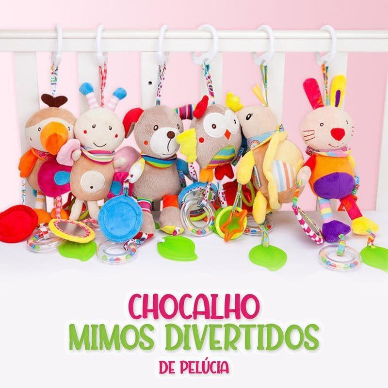 Chocalho Mimos Divertidos de Pelúcia - Click Compre