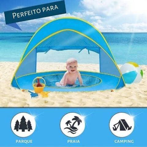 Barraca Bebê com Proteção UV - Tenda Kids - Click Compre