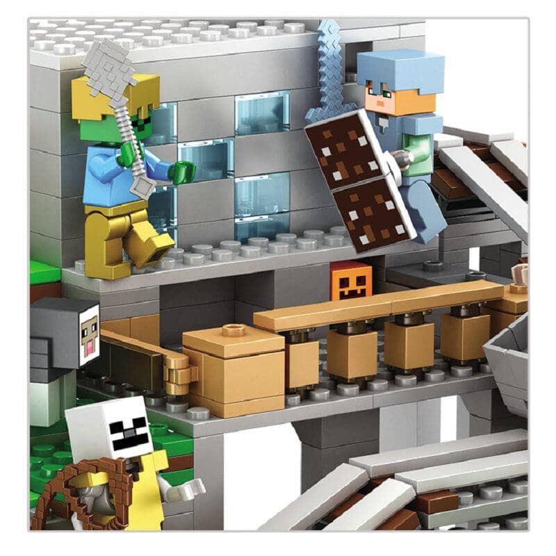 Bloco de Montar Minecraft - Modelo Caverna da Montanha - Click Compre