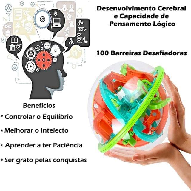 Bola Labirinto 3D Aprendizagem Divertida - Click Compre