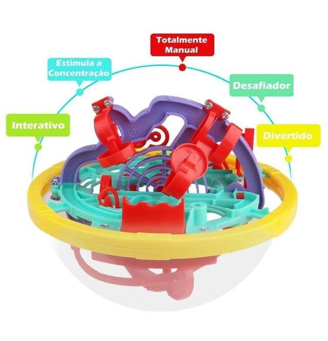 Bola Labirinto 3D Aprendizagem Divertida - Click Compre