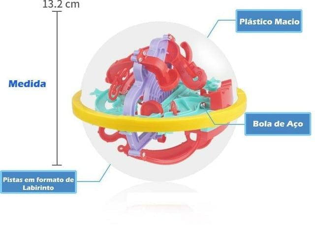 Bola Labirinto 3D Aprendizagem Divertida - Click Compre