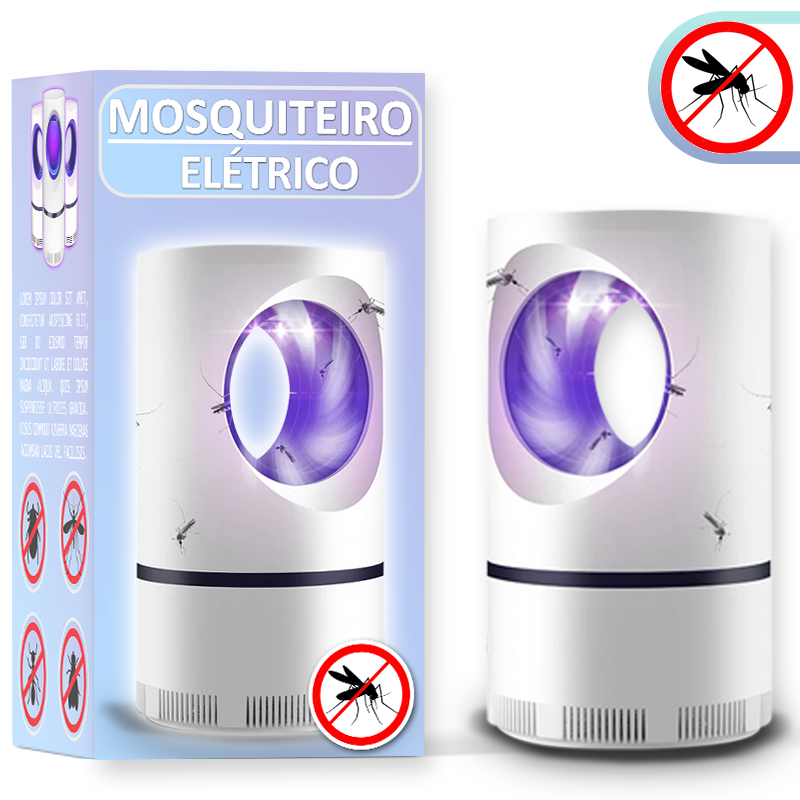 Armadilha Para Mosquitos e Insetos - Mosquiteiro Elétrico - Click Compre